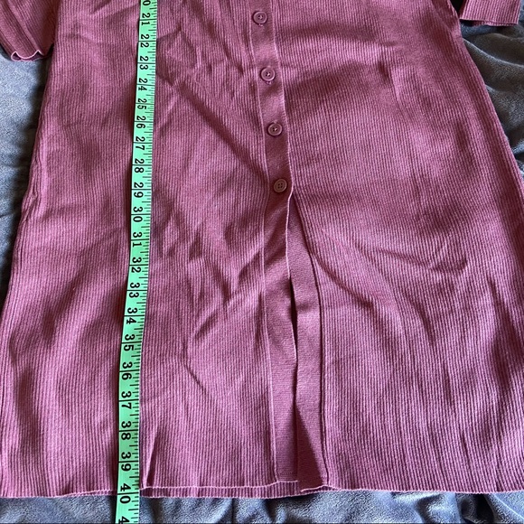 JCREW Ribbed button-front silk-blend dress - Picture 4 of 5